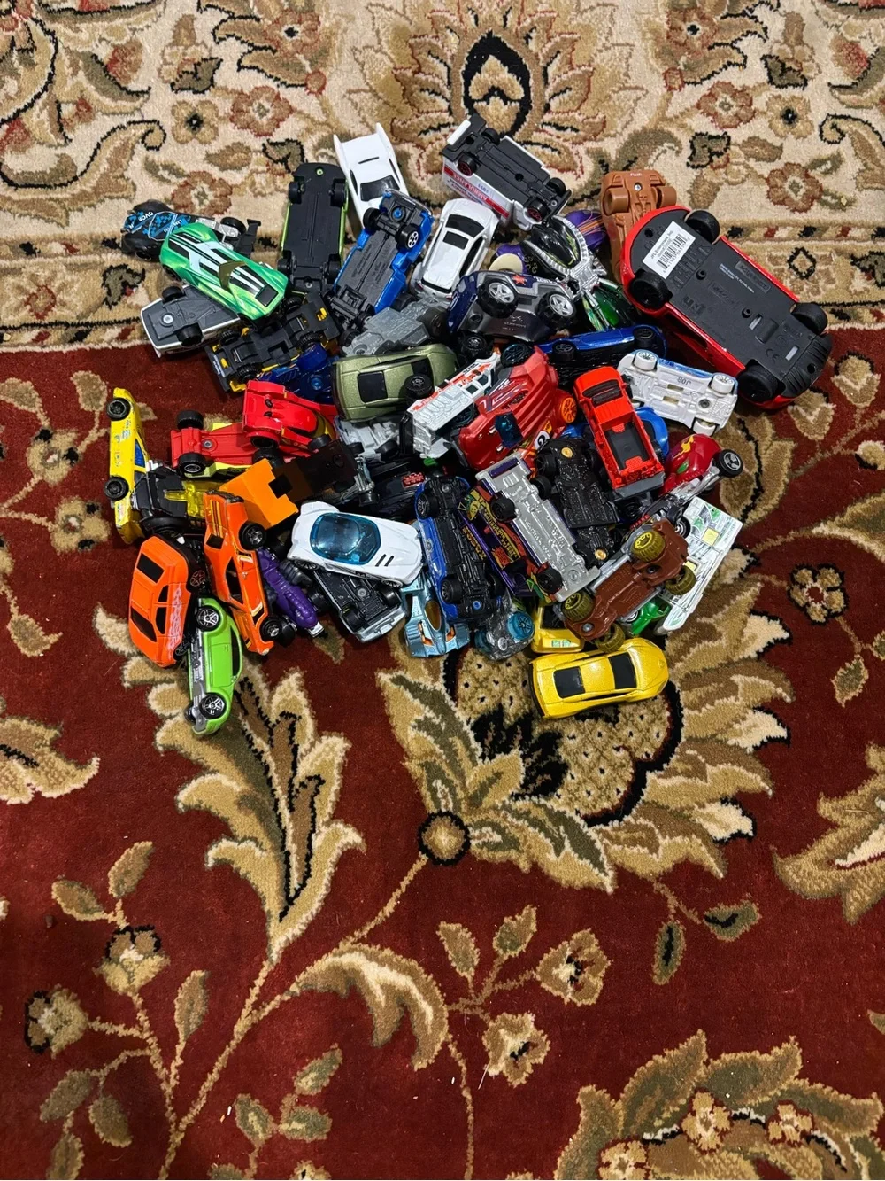 Mixed Color Kids Toy Car Lot - Assorted Die-Cast Vehicles